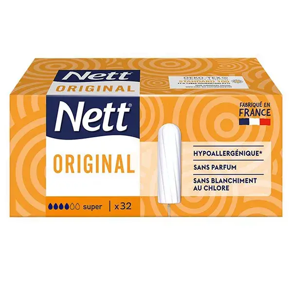 Nett Original Protection Optimale Tampon Super 32 unités