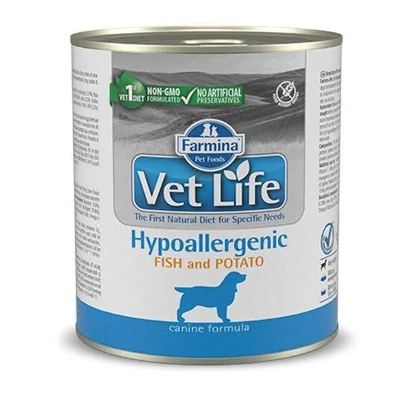 Farmina Vet Life Hypoallergenic Pesce E Patate Per Cani Lattina 300G