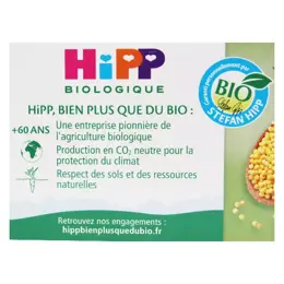 Hipp Bio P'tits Veggies Pot Poêlée de Légumes et Semoule +6m 2 x 190g