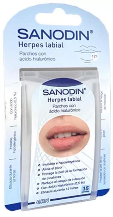 Sanodin Boutons de fièvre 15 Patchs