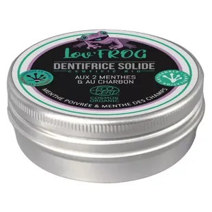 Lov'FROG Dentifricio Solido alla Menta & al Carbone Bio 50g