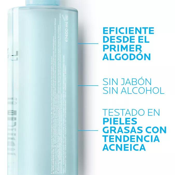 La Roche Posay Effaclar Agua Micelar Ultra Pieles Grasas 400 ml