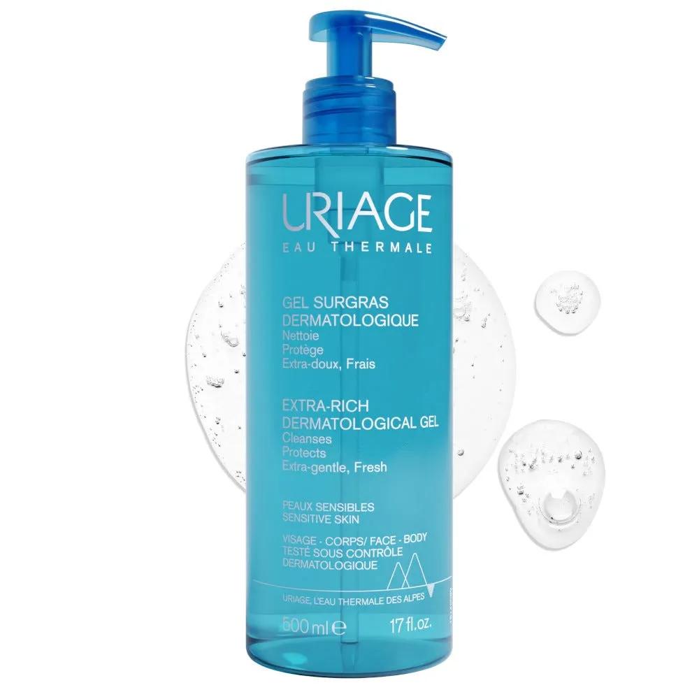 Uriage Eau Thermale Gel Surgras Dermatologico Detergente Pelle Sensibile 500 ml