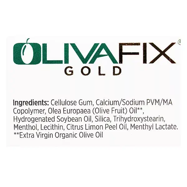 Bonyf Olivafix Gold Organic 24 Hour Fixative Cream for Dental Appliance 75g