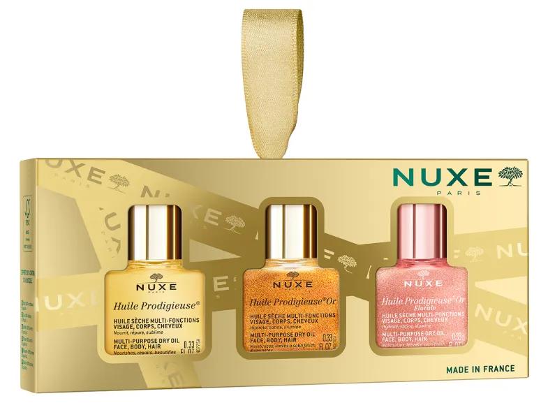 Nuxe Oil Prodigieuse 10 ml + Oil Prodigieuse Florale 10 ml + Oil Prodigieuse Or 10 ml