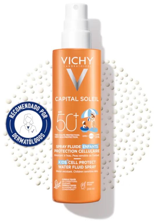 Vichy Capital Soleil Kids Cell Protect Wasserfluid Spray SPF50 200ml