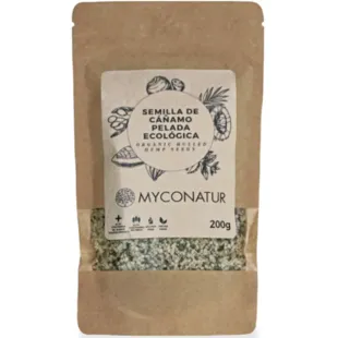 Myconatur Semilla de Cáñamo Pelada Ecológica Doypack 200 gr