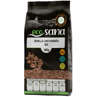 Ecosana Semilla Lino Marrón Bio 250 gr