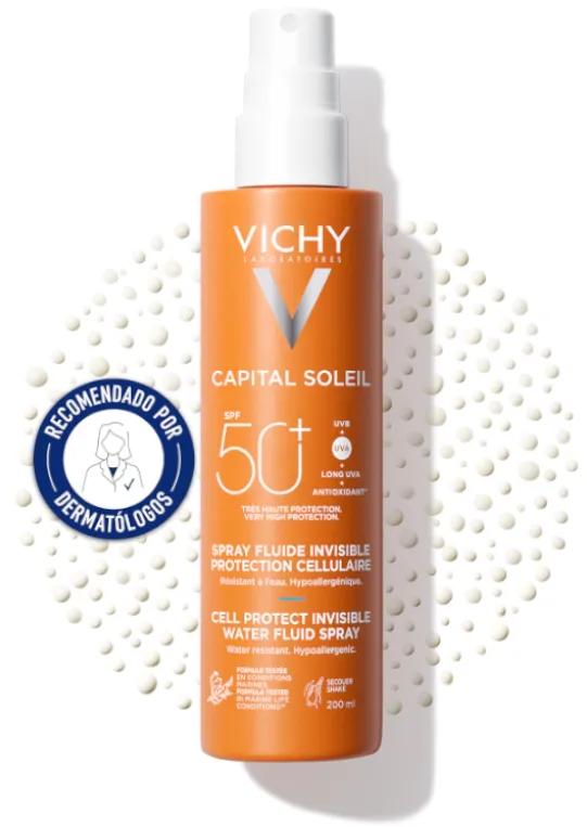 Vichy Capital Soleil Cell Protect Water Fluid Spray SPF50 200ml