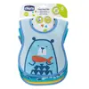 Chicco Repas Bavoir Décoré +6m Bleu 3 unités