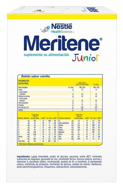  Meritene Junior Vanilla +3 Years 15 Sachets