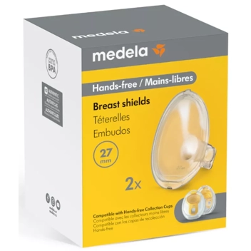 Medela Funil para Bomba Tira Leite Hands-Free 27 mm 2 uds
