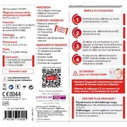 Torm Thermomètre Sans Contact Prise de Température à Distance