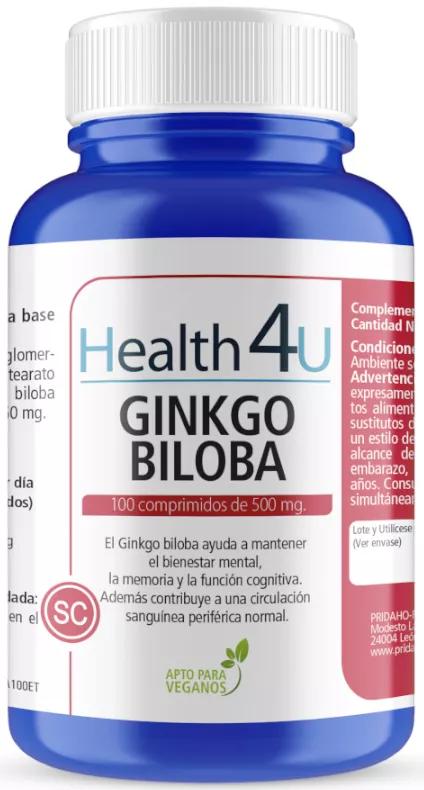 H4U Ginkgo Biloba 500 Mg 100 Tablets