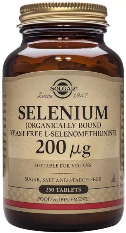 Solgar Selénio 200 mcg (sem Levedura) 250 Comprimidos
