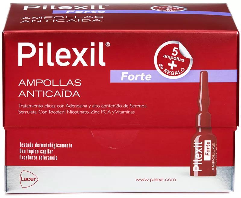 Pilexil Forte Anti-Chute 15 Ampoules + 5 Ampoules CADEAU