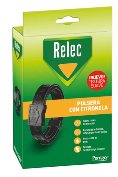 Bracelet anti-moustique noir Relec
