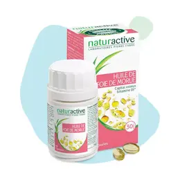 Naturactive Huile de Foie de Morue 60 gélules