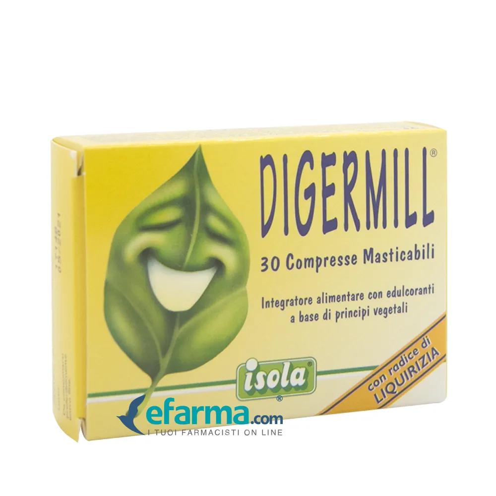 Digermill Integratore Di Estratti Vegetali 30 Tavolette Masticabili