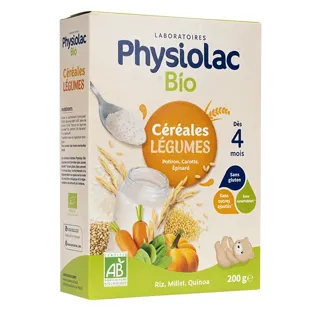 Physiolac Bio Cereali Legumi 6 mesi+ 200g