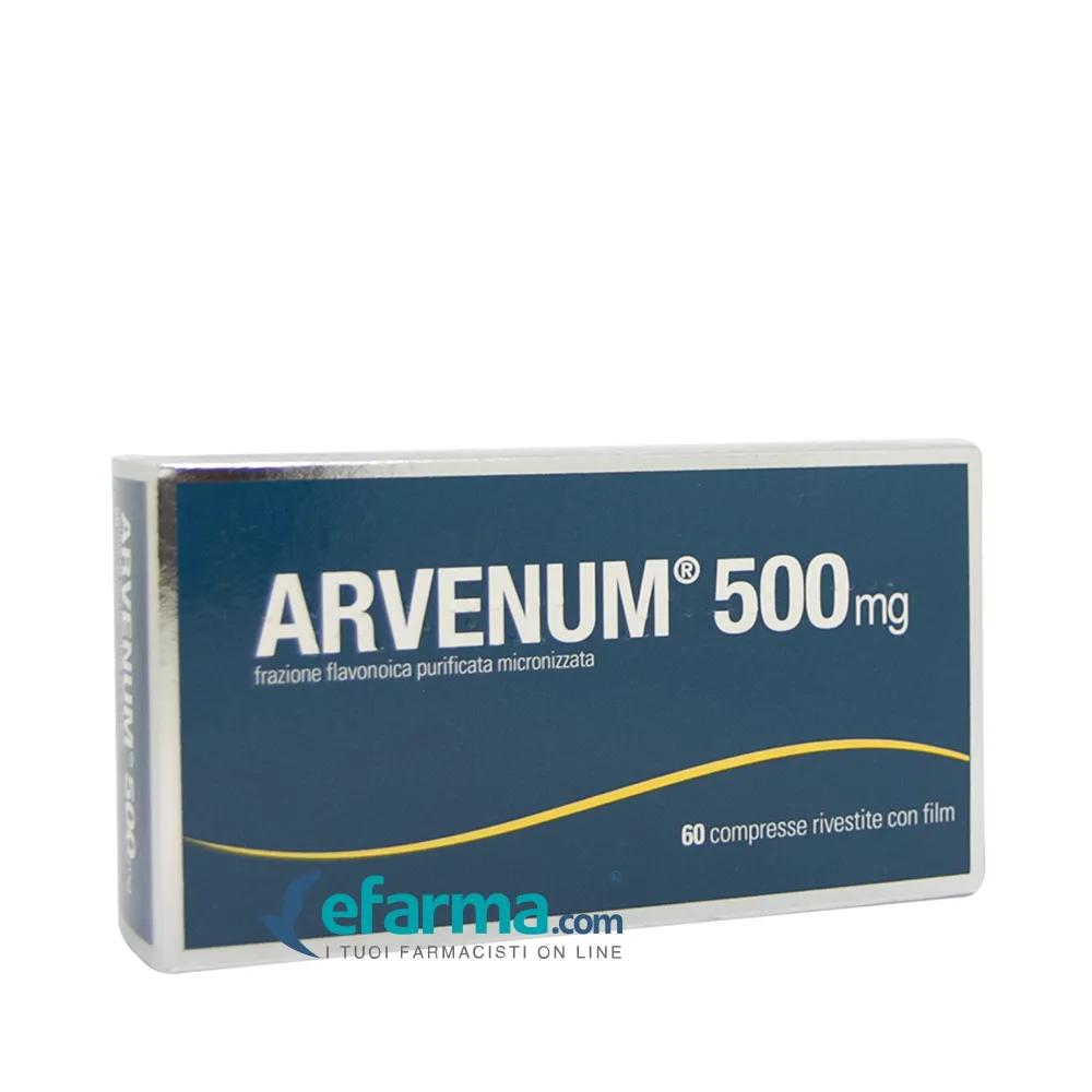 Arvenum 500 mg Flavonoidi Vasoprotettore 60 Compresse Rivestite