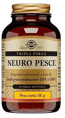 Solgar Neuro Pesce Integratore Olio di Pesce 50 Perle Softgel