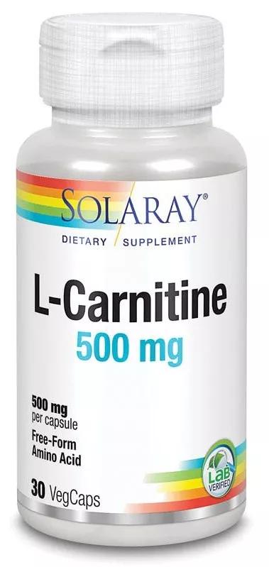 Solaray L-Carnitina 500 mg 30 Cápsulas