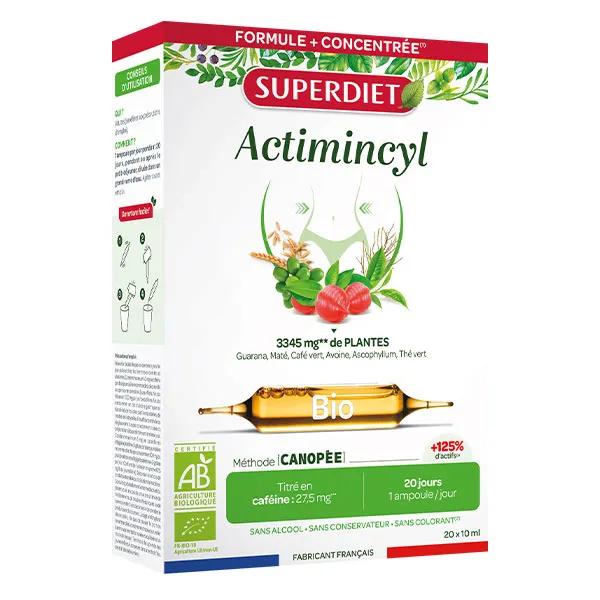 Superdiet Actimincyl Bio Brûle Graisse 20 ampoules