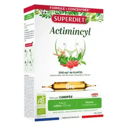 Superdiet Actimincyl Bio Brûle Graisse 20 ampoules