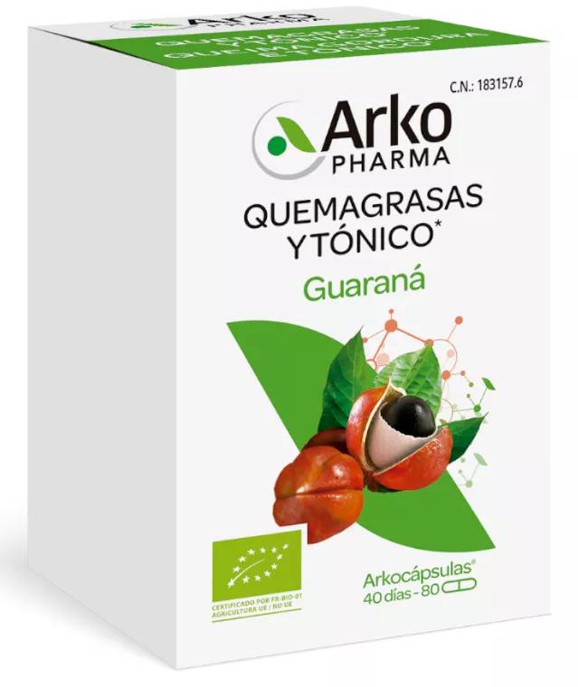 Arkopharma Arkocápsulas Guaraná Bio 80 Cápsulas