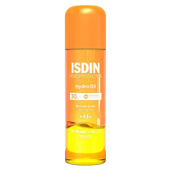 ISDIN Fotoprotector HydroOil Huile Solaire Bronzante Biphasique SPF30 200ml