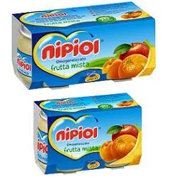 Nipiol Omogeneizzato Frutta Mista 2 vasetti da 80 g