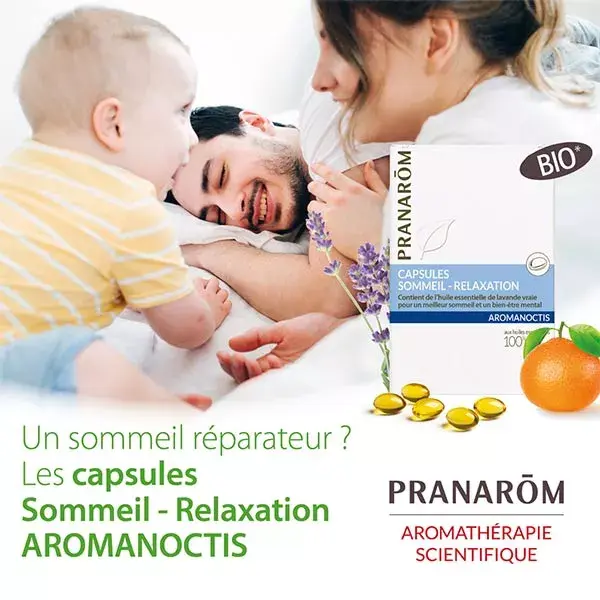 Pranarom Aromanoctis Sommeil Forte Bio 30 capsules