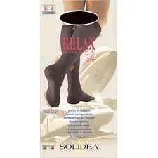 Solidea Relax Unisex 70 DEN Gambaletto Compressivo Colore Bianco Taglia 5 XXL