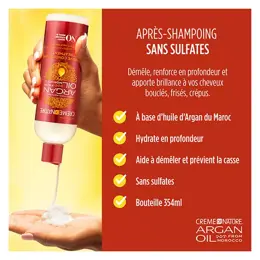 Creme of Nature, Argan, Après-shampoing, renforce en profondeur, 354ml