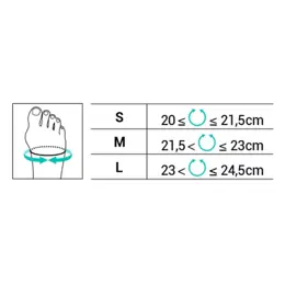 Epitact Orthese Corrective  Hallux Valgus  Jour  Taille L