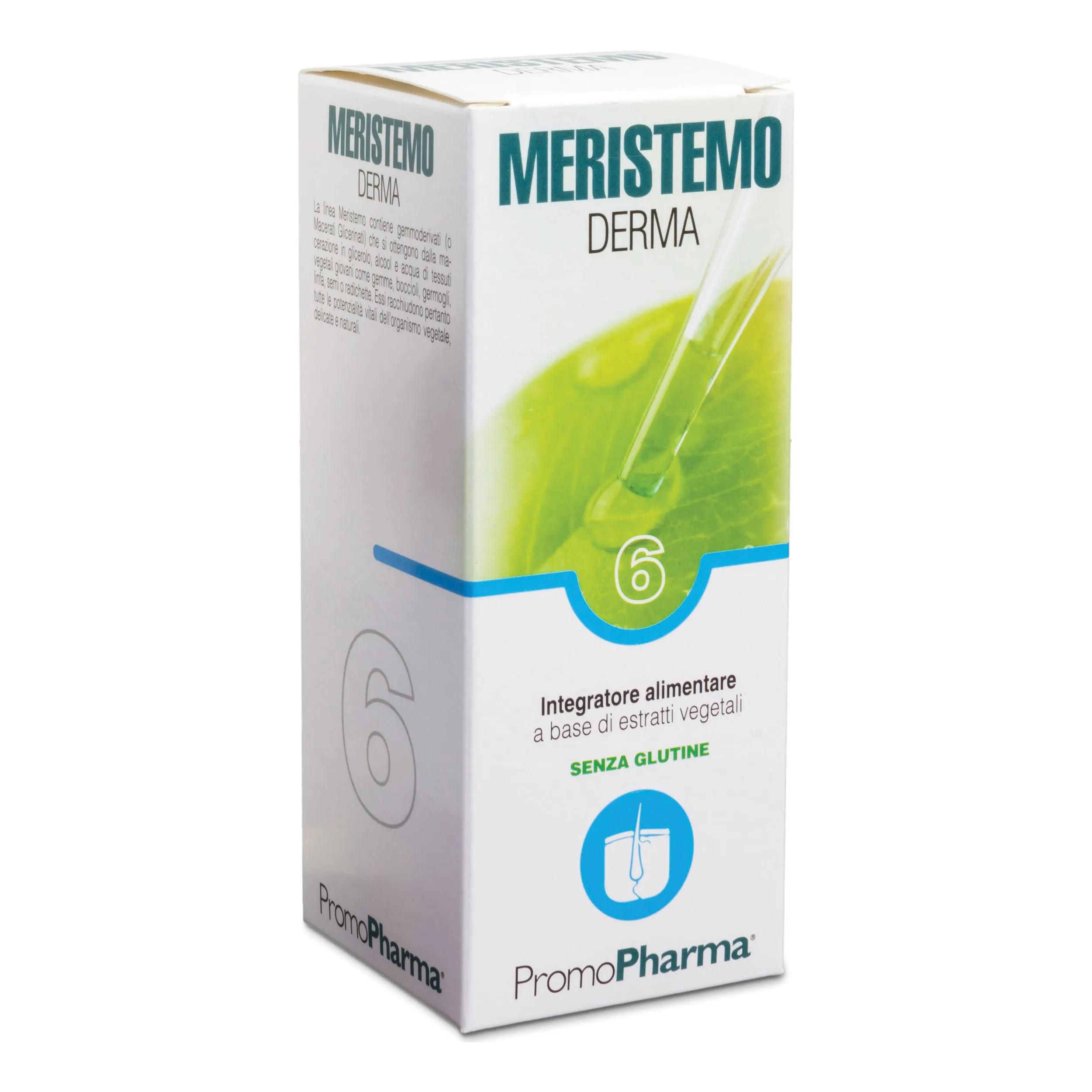 Meristemo 6 Derma Integratore Drenaggio Cutaneo 100 ml