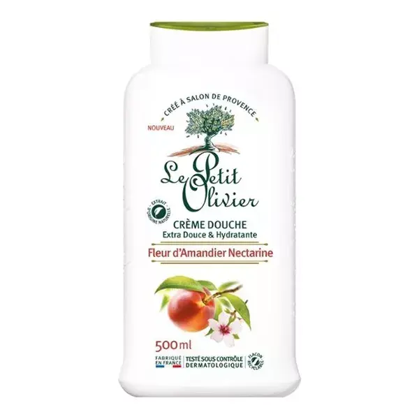 Le Petit Olivier Crème Douche Fleur D'Amandier & Nectarine 500 ml