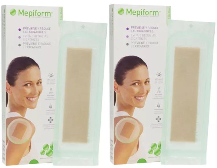 Mepiform Silicone Dressings 4x30cm 2x5 units