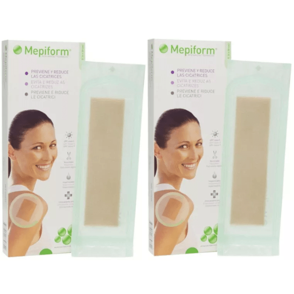 Mepiform Siliconenverbanden 4x30cm 2x5 stuks