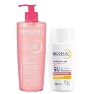 Bioderma Pack 2 Units Photoderm AR+ Ultra-Fluid Redness SPF50+ 40 ml + Moussant Gel 500 ml