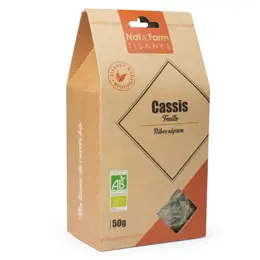 Nat & Form Tisane Cassis Bio 50g