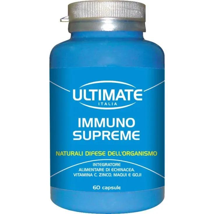 Ultimate Italia Immuno Supreme Integratore per le Naturali Difese dell'Organismo 60 Capsule