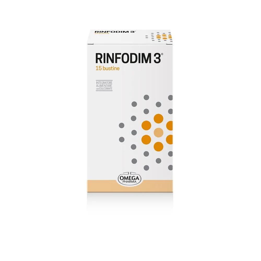 Rinfodim 3 Integratore Per il Sistema Immunitario 15 Bustine