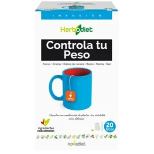 noVadiet Herbodiet Contrôlez votre poids 20 filtres