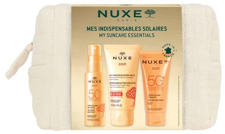 NUXE soleil Coffret été fonte crème SPF50 30ml 50ml de shampooing après soleil 50ml