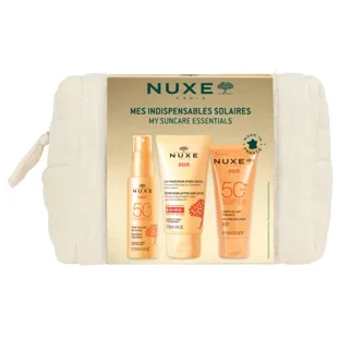 Nuxe Sun Coffret summer melting cream SPF50 30ml shampoo 50ml After Sun 50ml