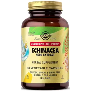 Solgar Echinacea Extract 60 Vegetable Capsules