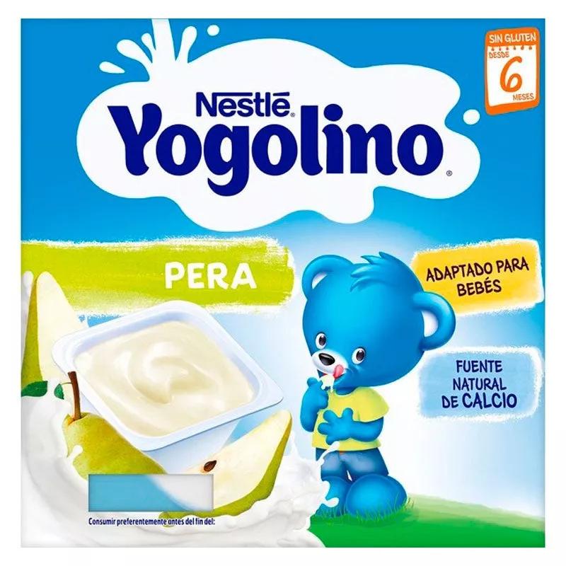 Nestlé Iogolino Pack d'yaourt poire saveur 4 X 100 gr