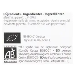 Pranarom Huile Essentielle Bio Menthe Poivrée 10ml